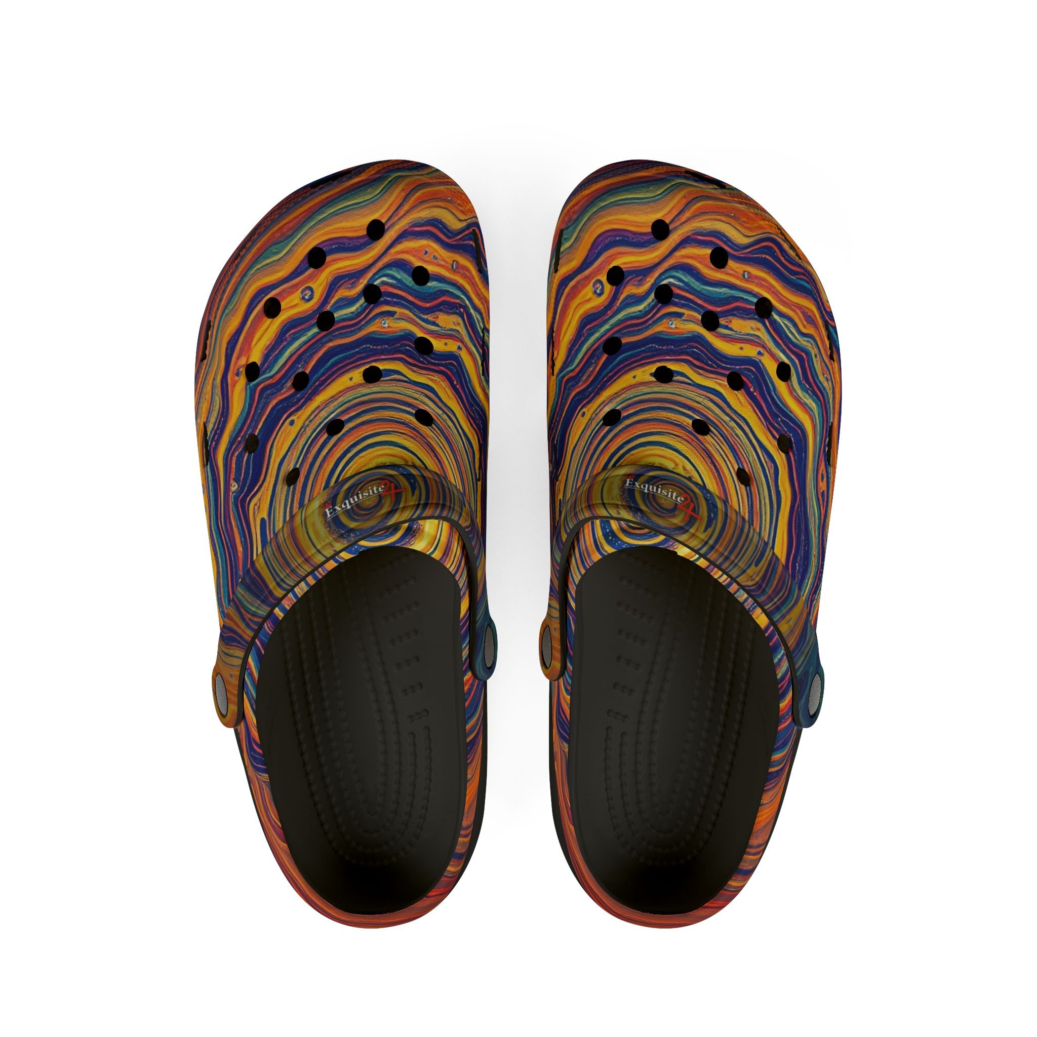 Colorful Swirl EVA Clogs — Comfortable Foam Shoes