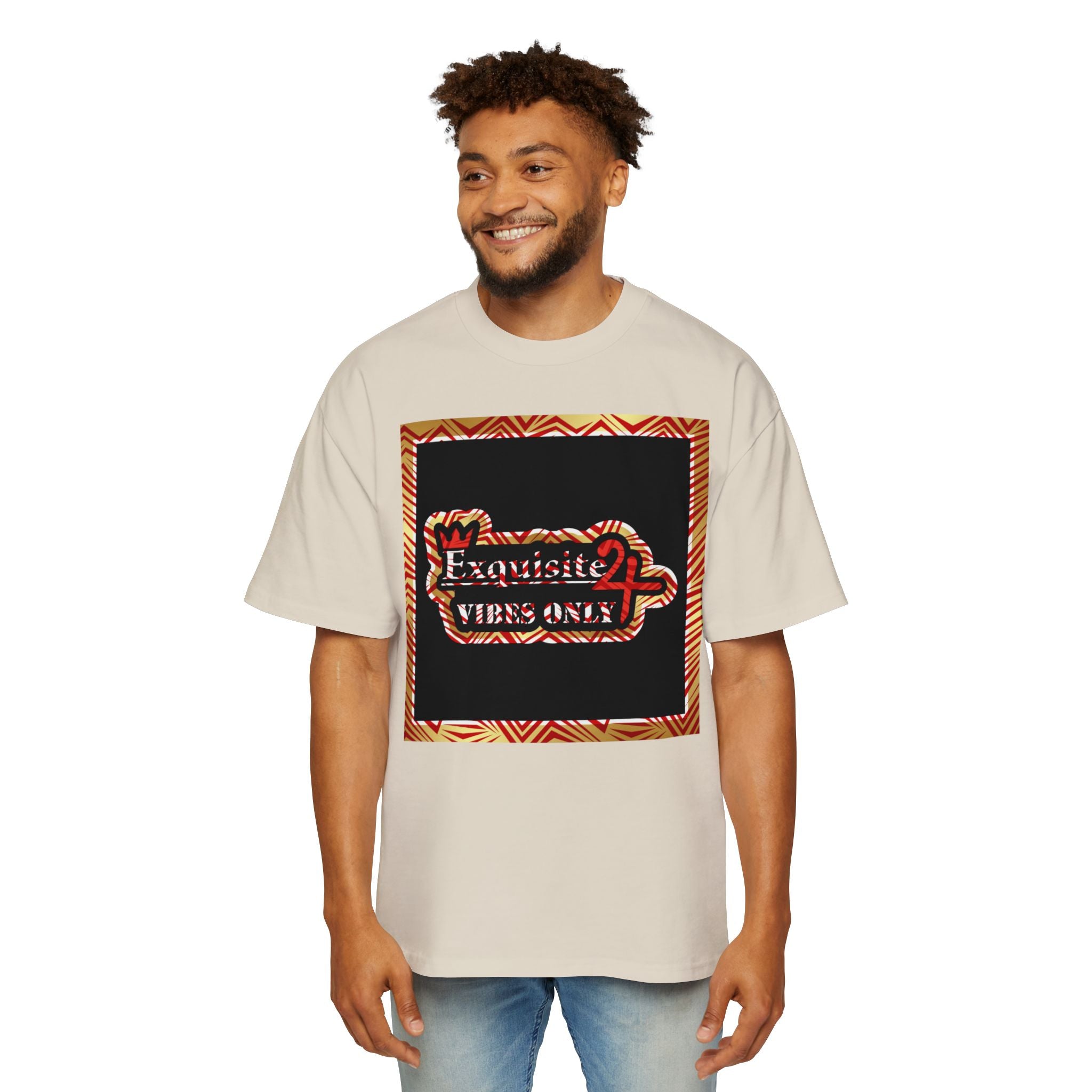 Exquisite 24 Vibes Only Patterned Frame Tee