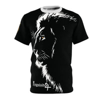 Lion Profile Monochrome Graphic Tee