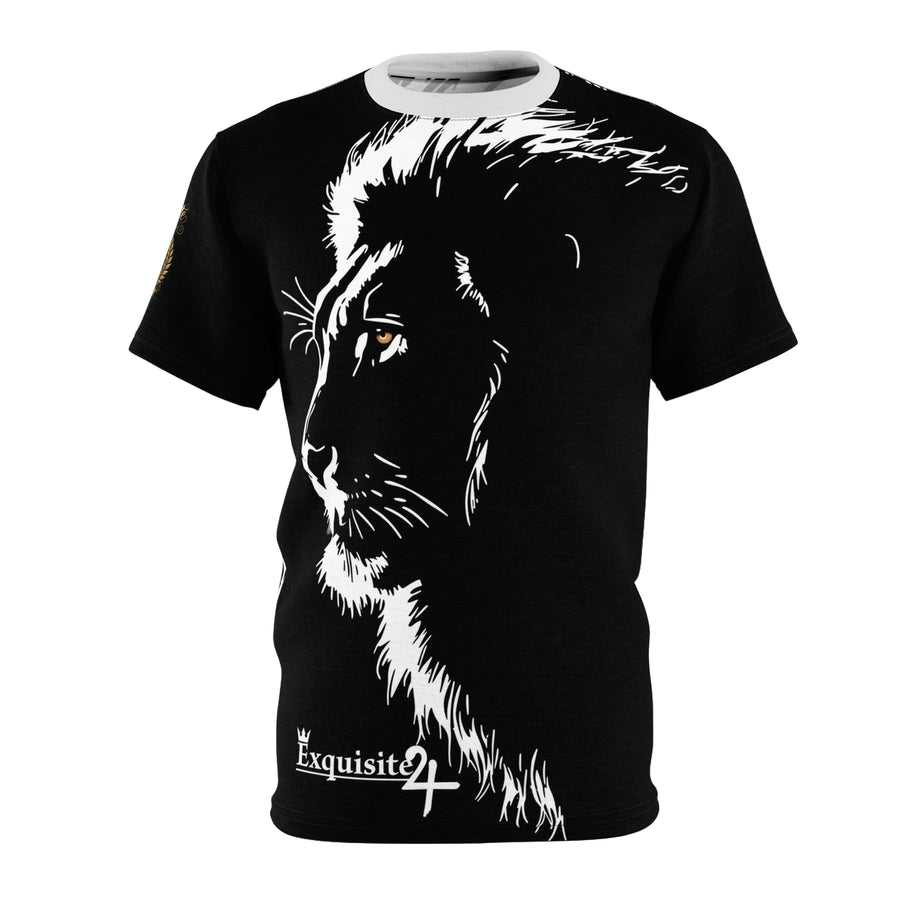 Lion Profile Monochrome Graphic Tee