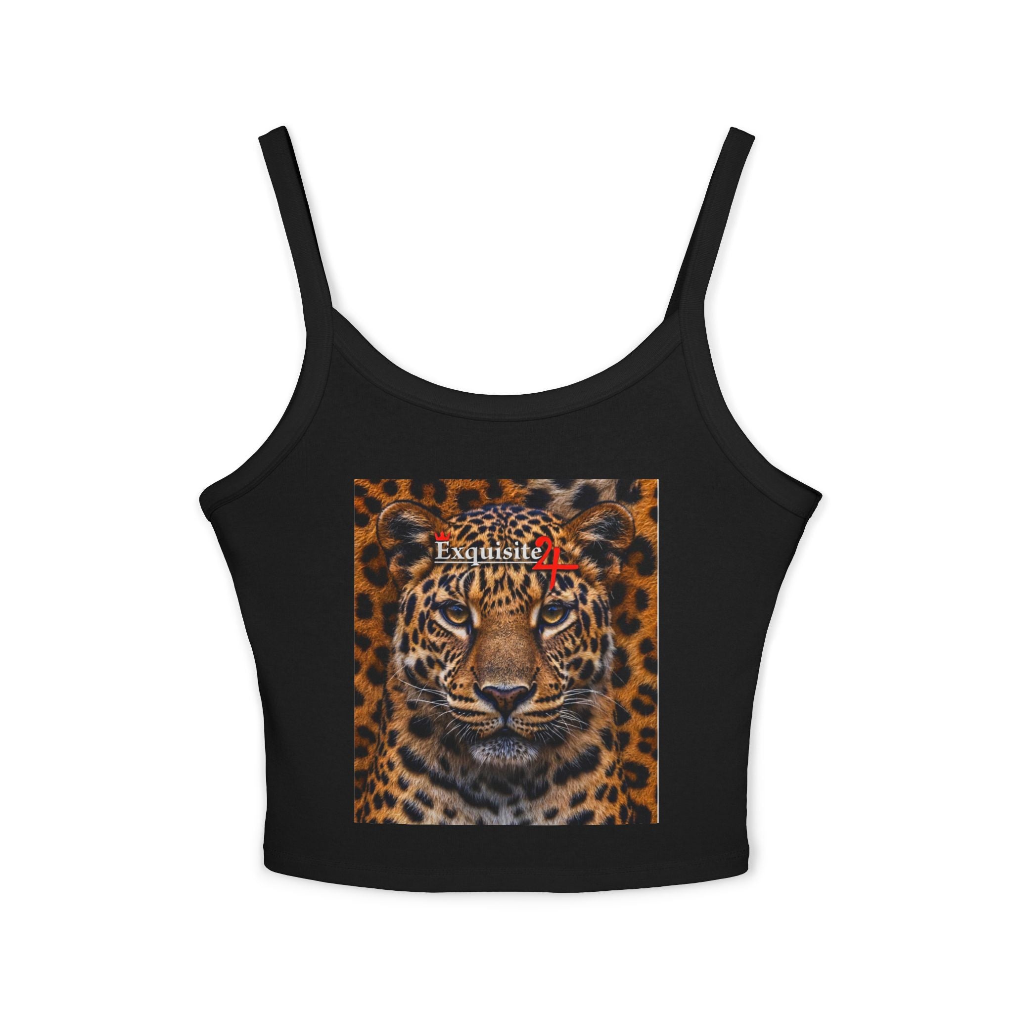 Exquisite 24 Leopard Print Women's Spaghetti Tank