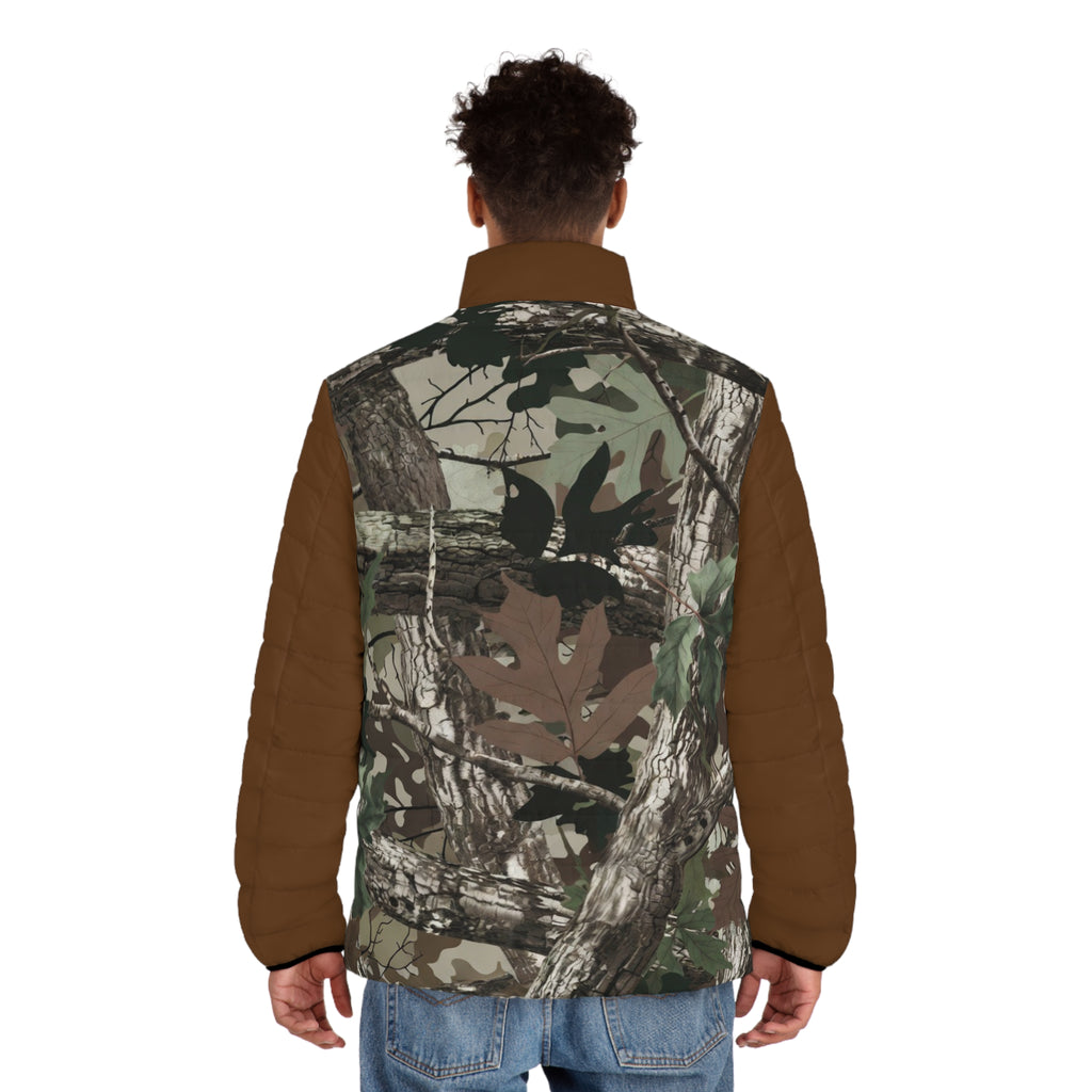 Camo Puffer Jacket — Men's Realtree-Inspired Outdoor Winter Coat