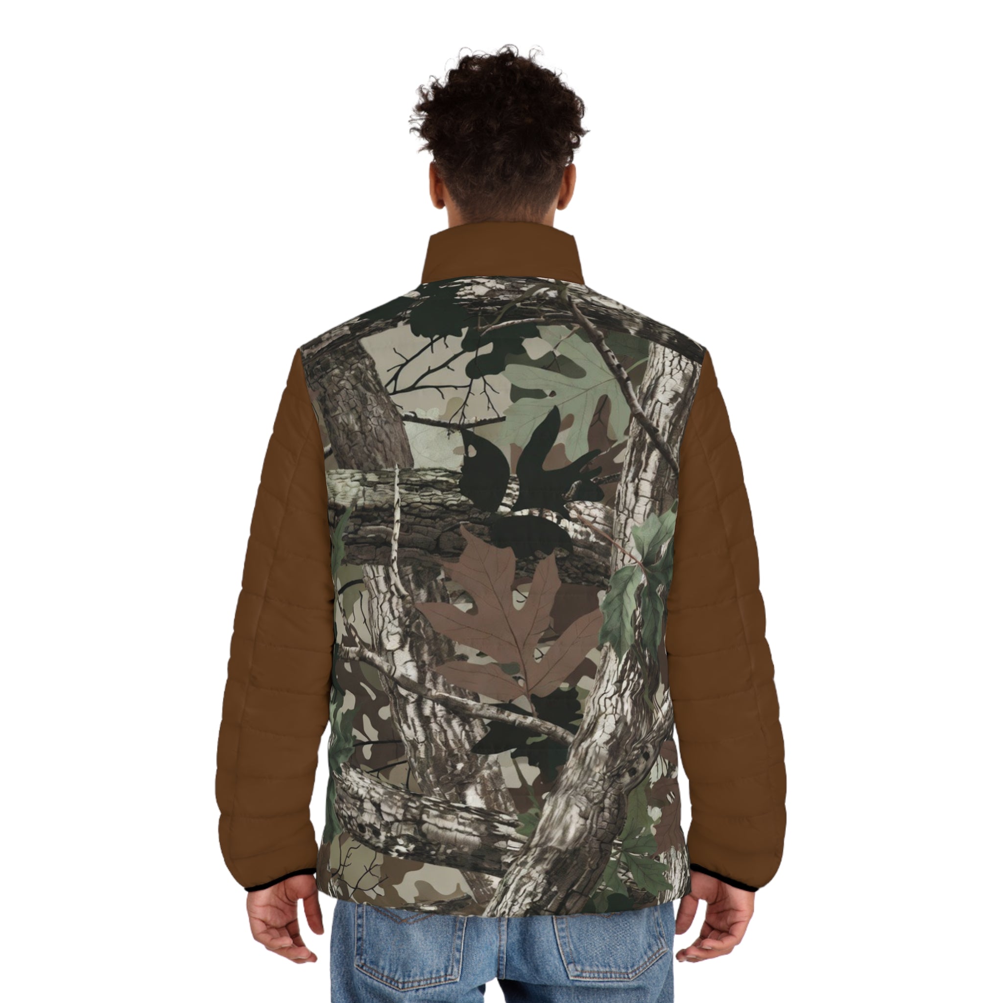 Camo Puffer Jacket — Men's Realtree-Inspired Outdoor Winter Coat