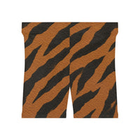Tiger Stripe Biker Shorts