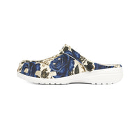 Blue Rose Pattern EVA Foam Clogs