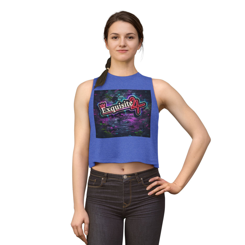 Crop Top — Graffiti Wall Logo Graphic Tank