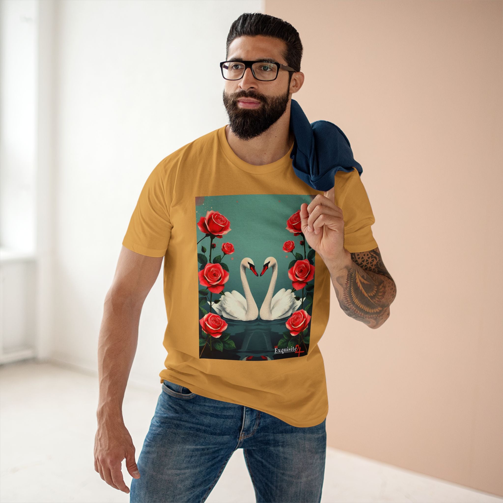 Swan Heart Graphic Tee