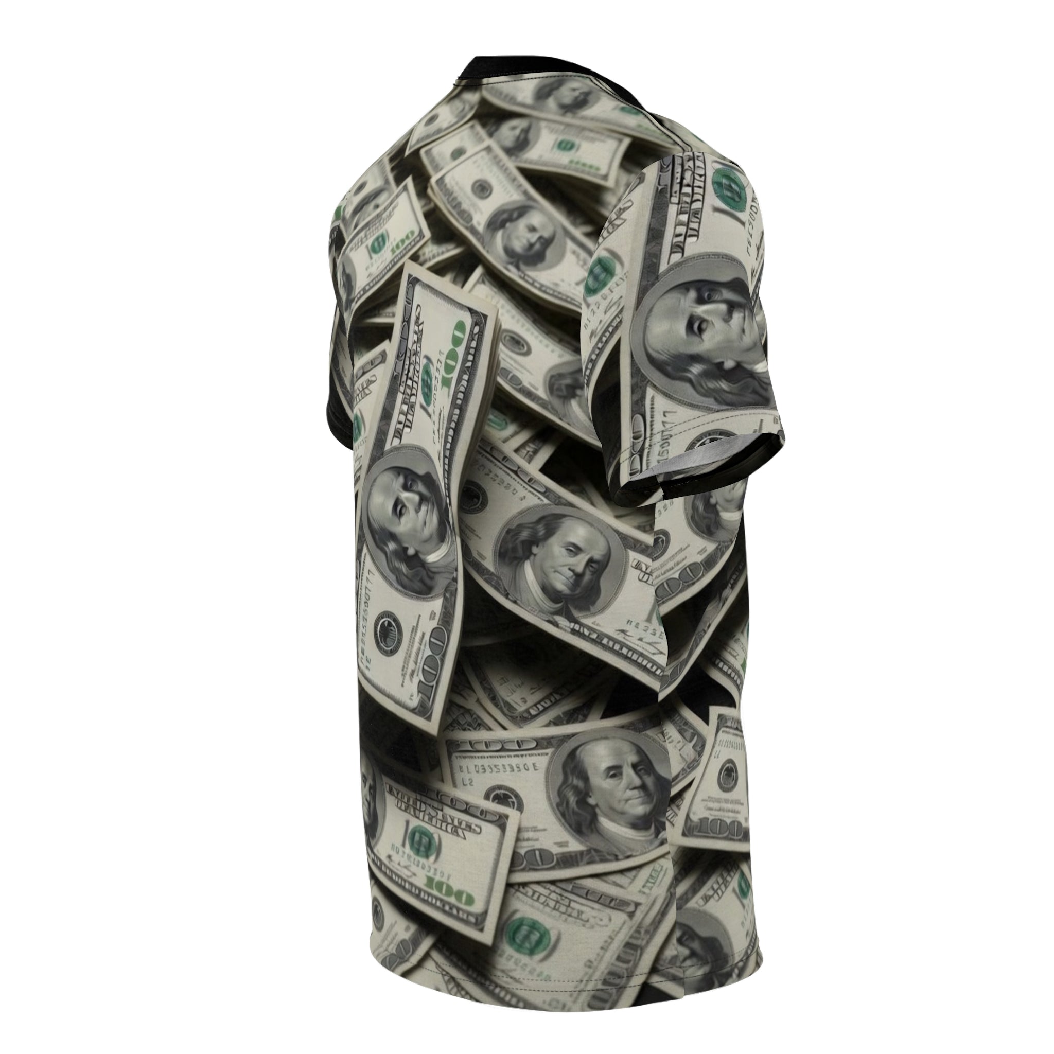All-Over Money Print Tee — Cash Pattern Graphic Shirt