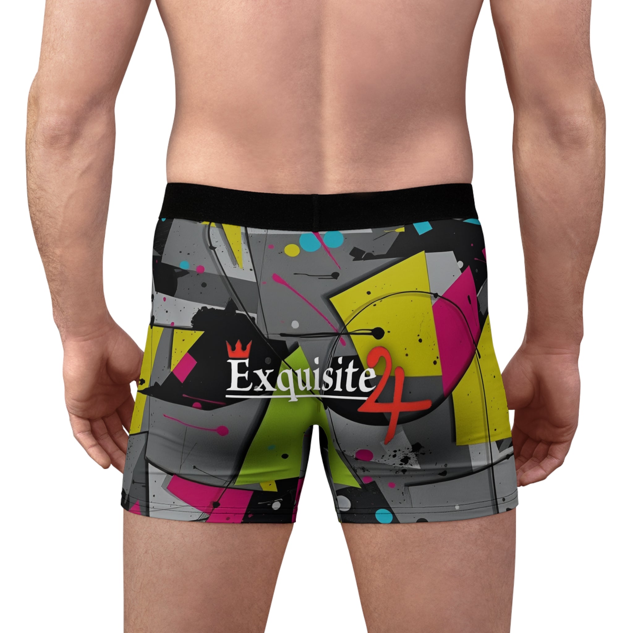 Men's Abstract Street Art Boxer Briefs (AOP)