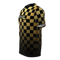 Exquisite 24 Gold Checkerboard Tee