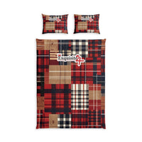 Plaid Patchwork Cotton Duvet Cover Set