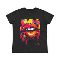 Graffiti Lip Women's Graphic Tee