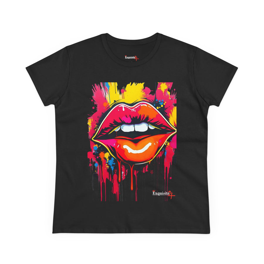 Graffiti Lip Women's Graphic Tee