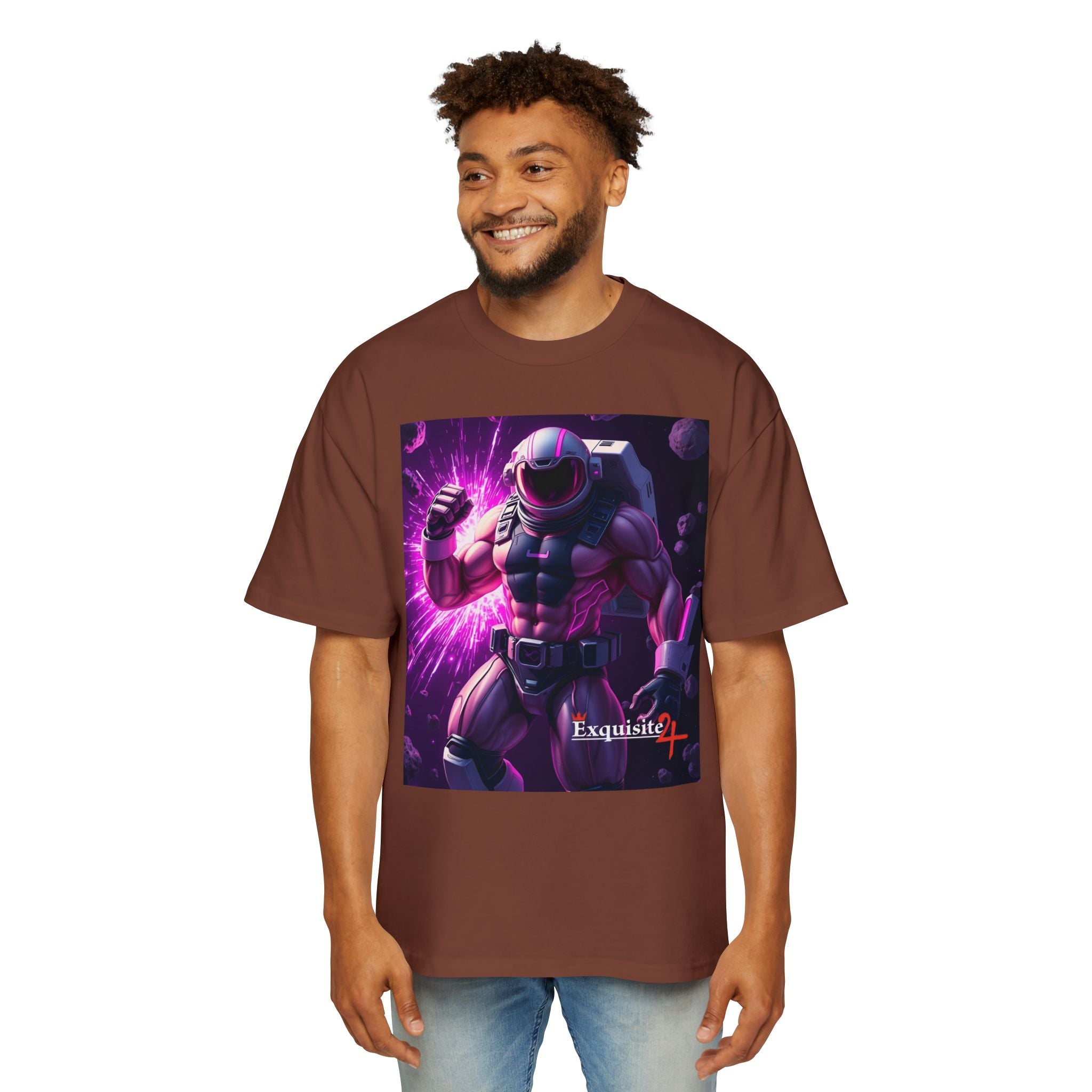Astro Warrior Graphic Tee — Purple Space Ninja Gaming T-Shirt