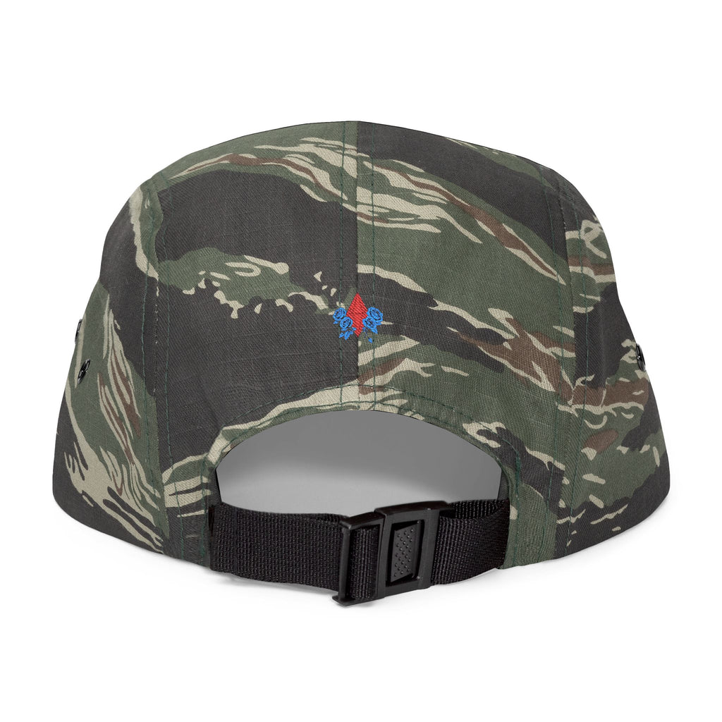 Embroidered 5-Panel Cap — 'Exquisite 24' Logo Streetwear Hat