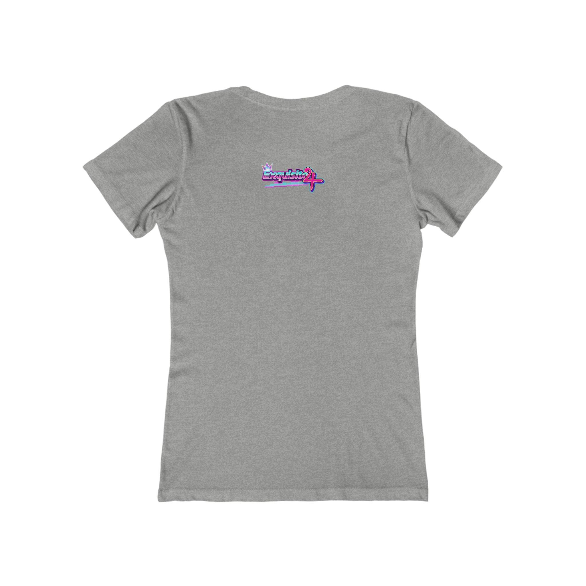 Retro Cassette Girlfriend Tee — 80s Vaporwave Graphic T-Shirt for Women