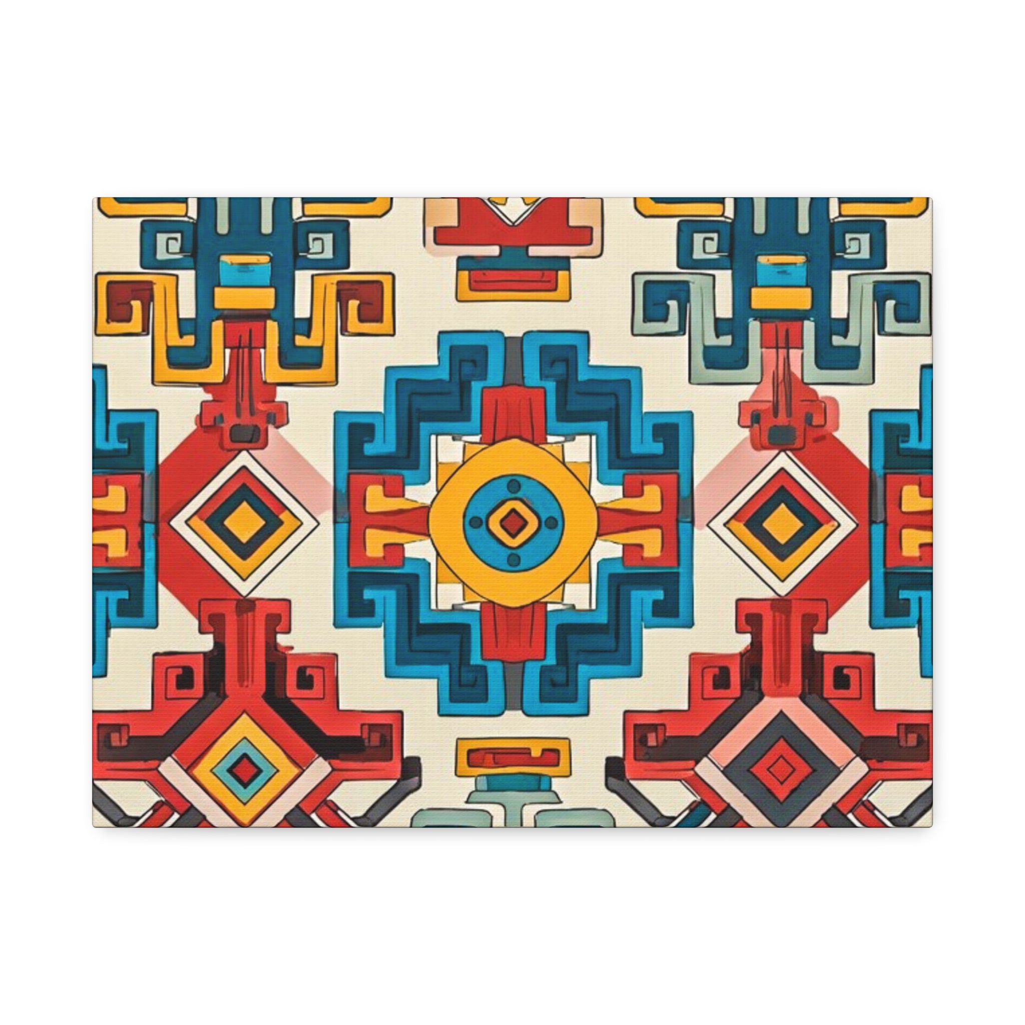 Southwestern Geometric Canvas Print