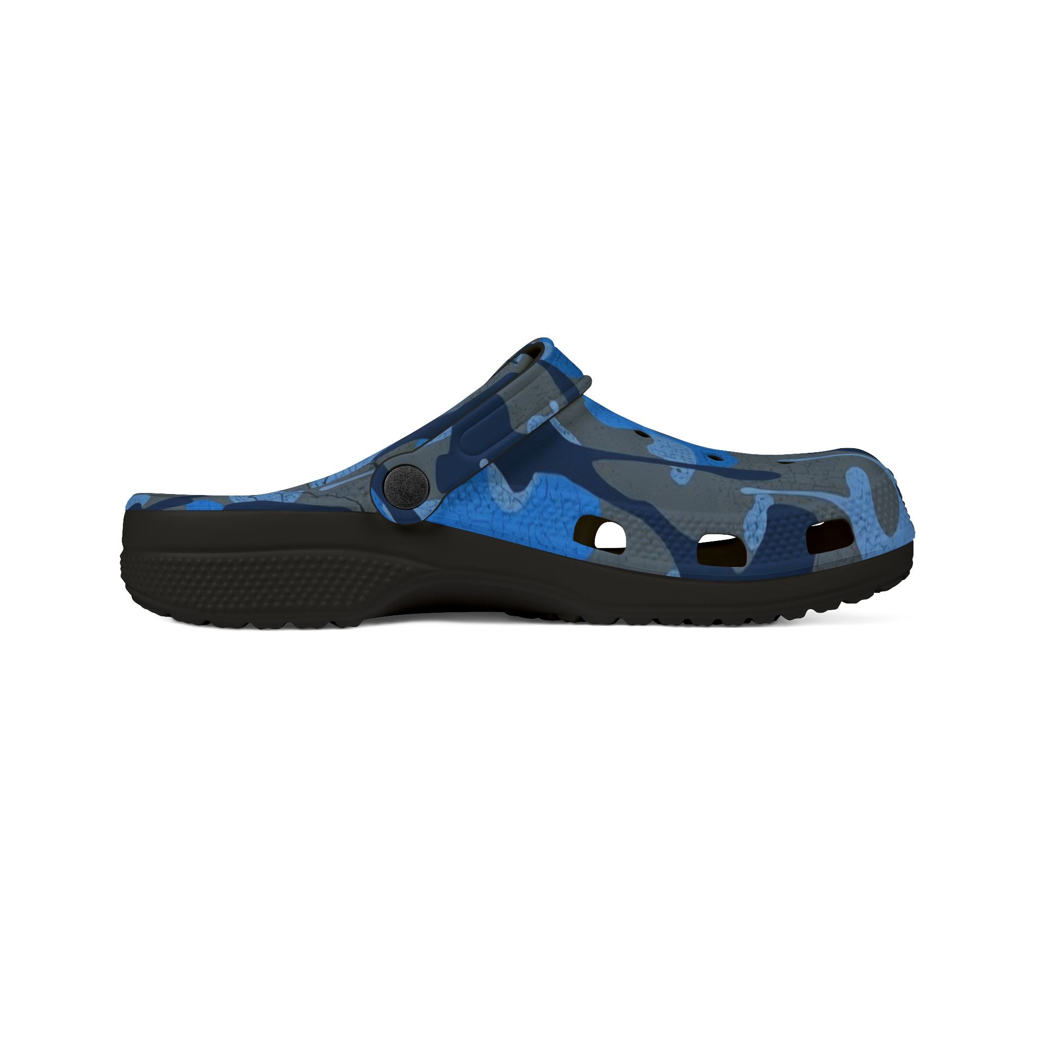 Blue Camo EVA Foam Clogs