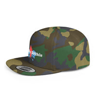 'Royalty Within' Embroidered Flat Bill Snapback Cap