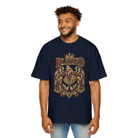 Paisley "BLESSED" Oversized Graphic Tee