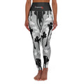 Black & Grey Camo High-Waist Yoga Leggings