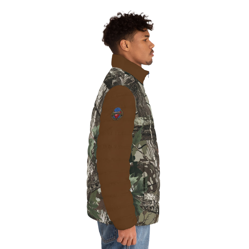 Camo Puffer Jacket — Men's Realtree-Inspired Outdoor Winter Coat