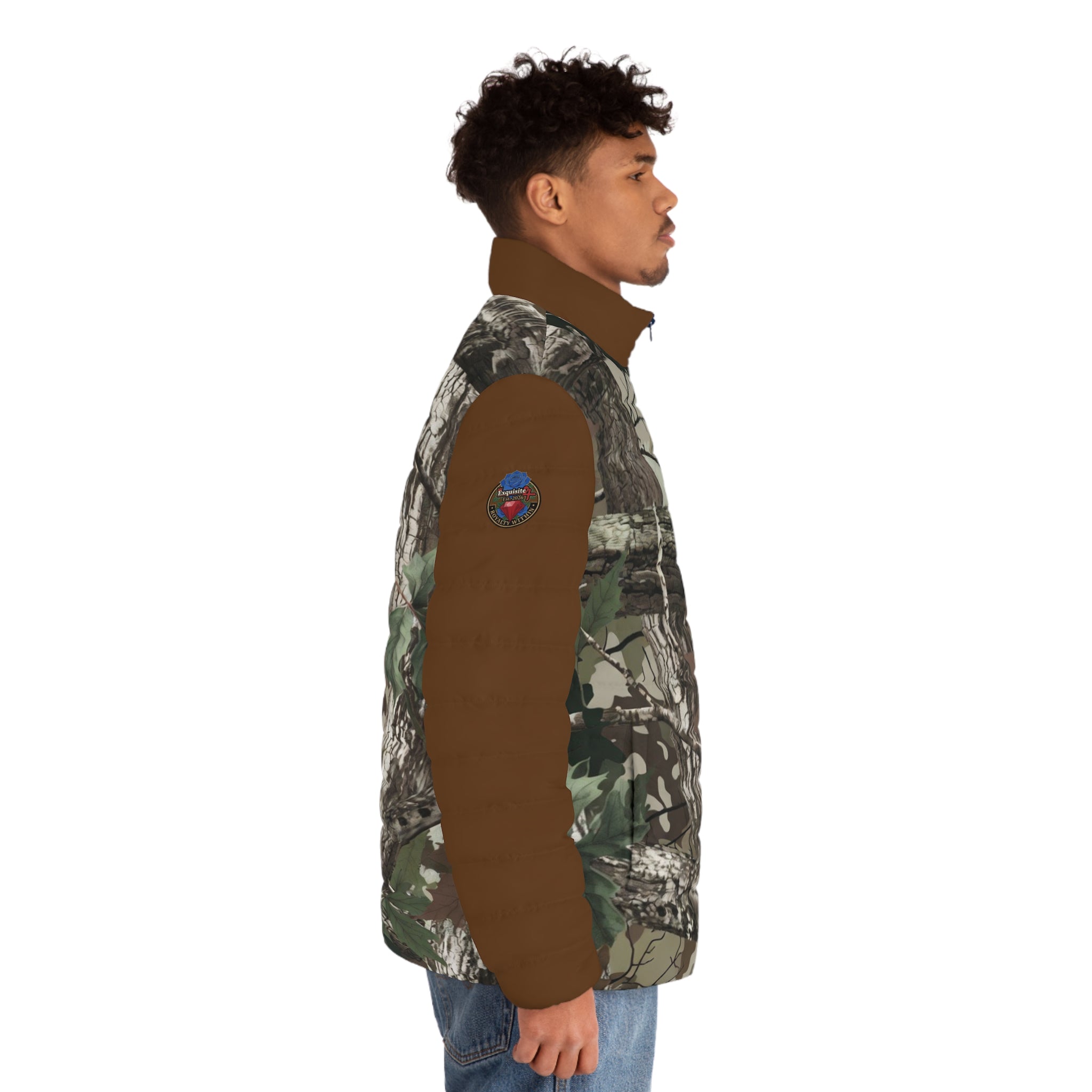 Camo Puffer Jacket — Men's Realtree-Inspired Outdoor Winter Coat