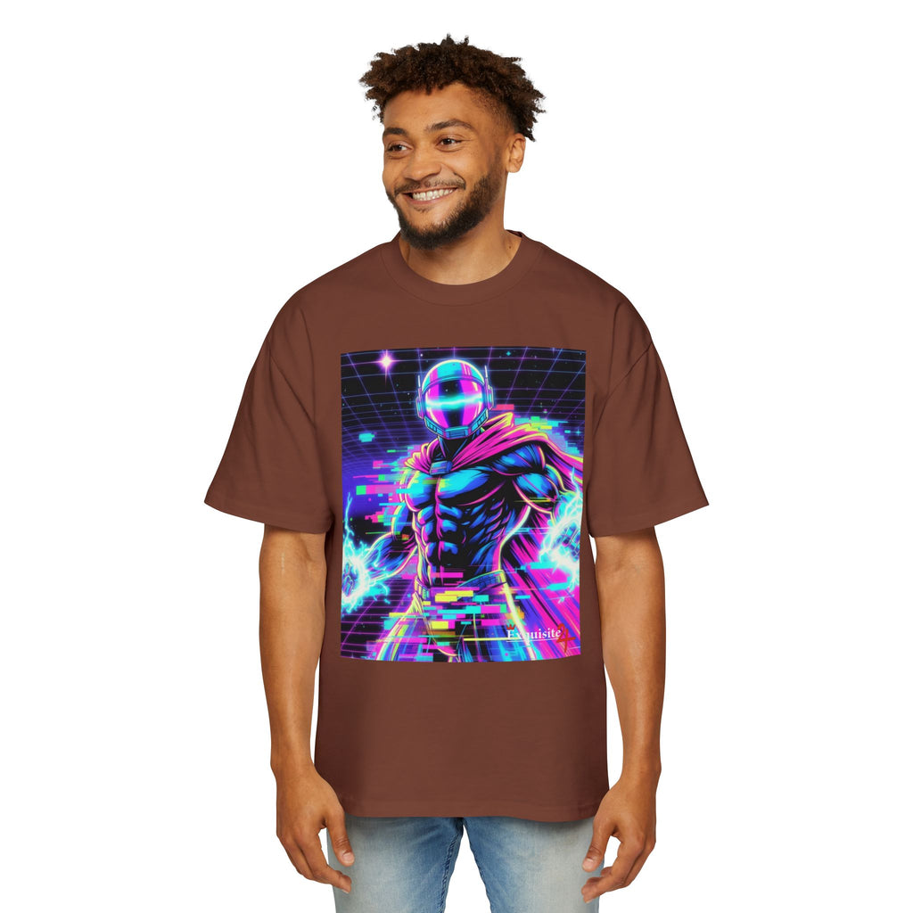 Graphic Tee — Retro Cyberhero Oversized Tee