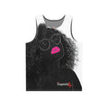 Men's Tank Top — Red Crystal & Blue Roses Graphic Tank