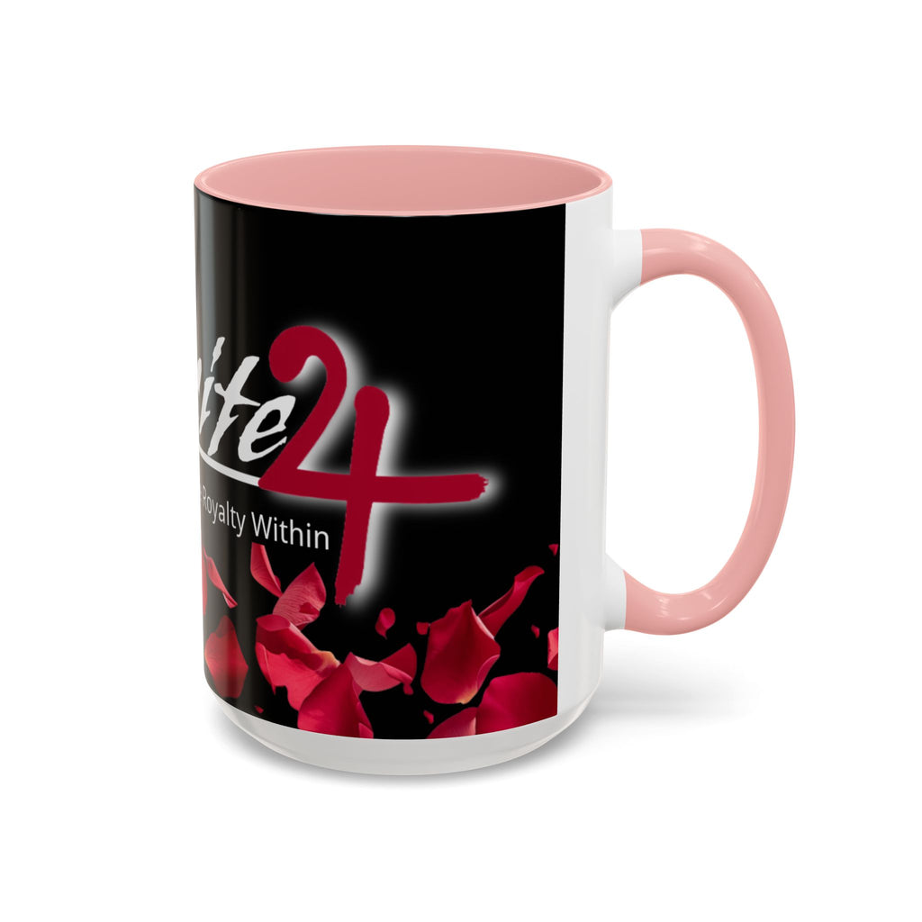 Exquisite 24 Rose Coffee Mug — 'Feel The Royalty Within' (11/15oz)
