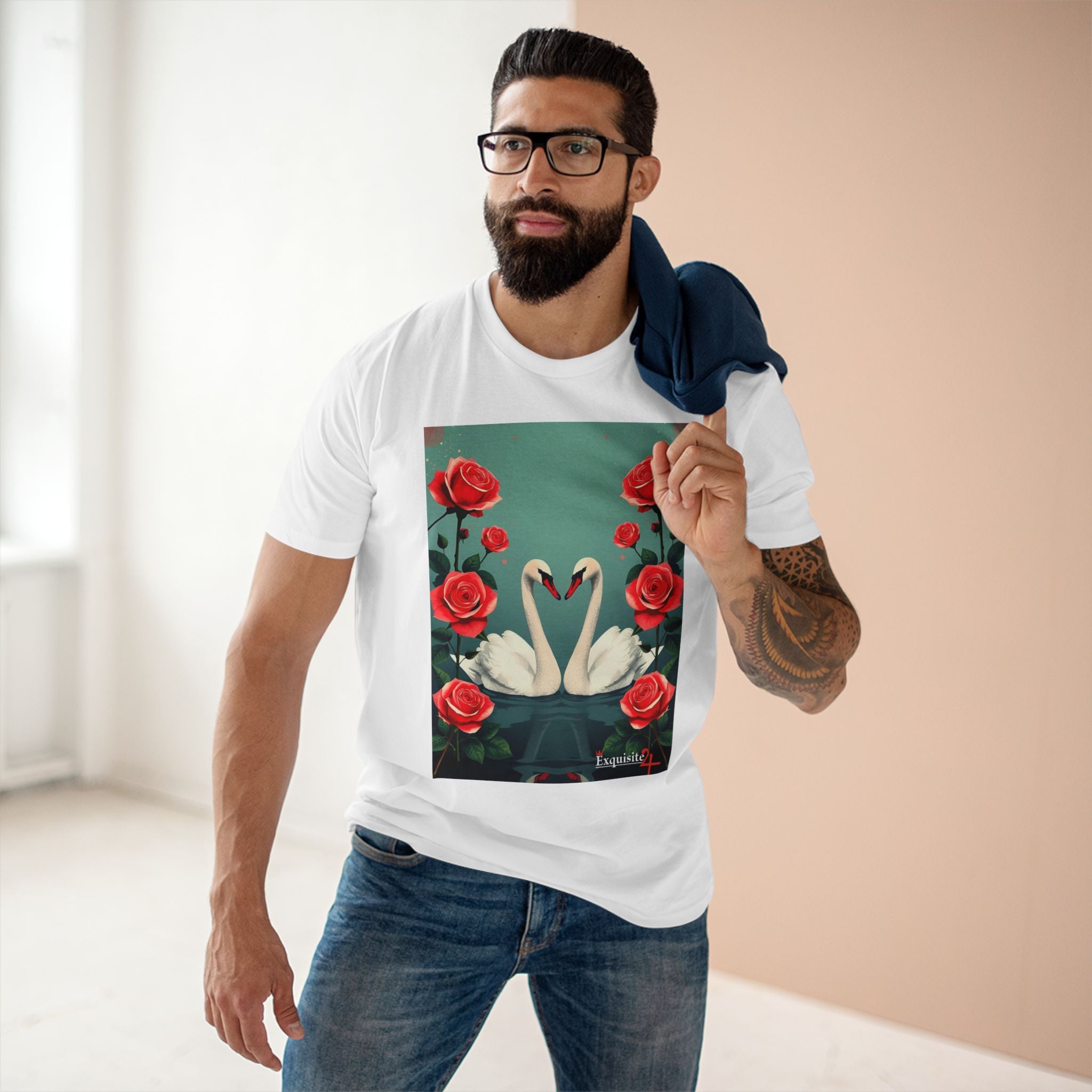 Swan Heart Graphic Tee