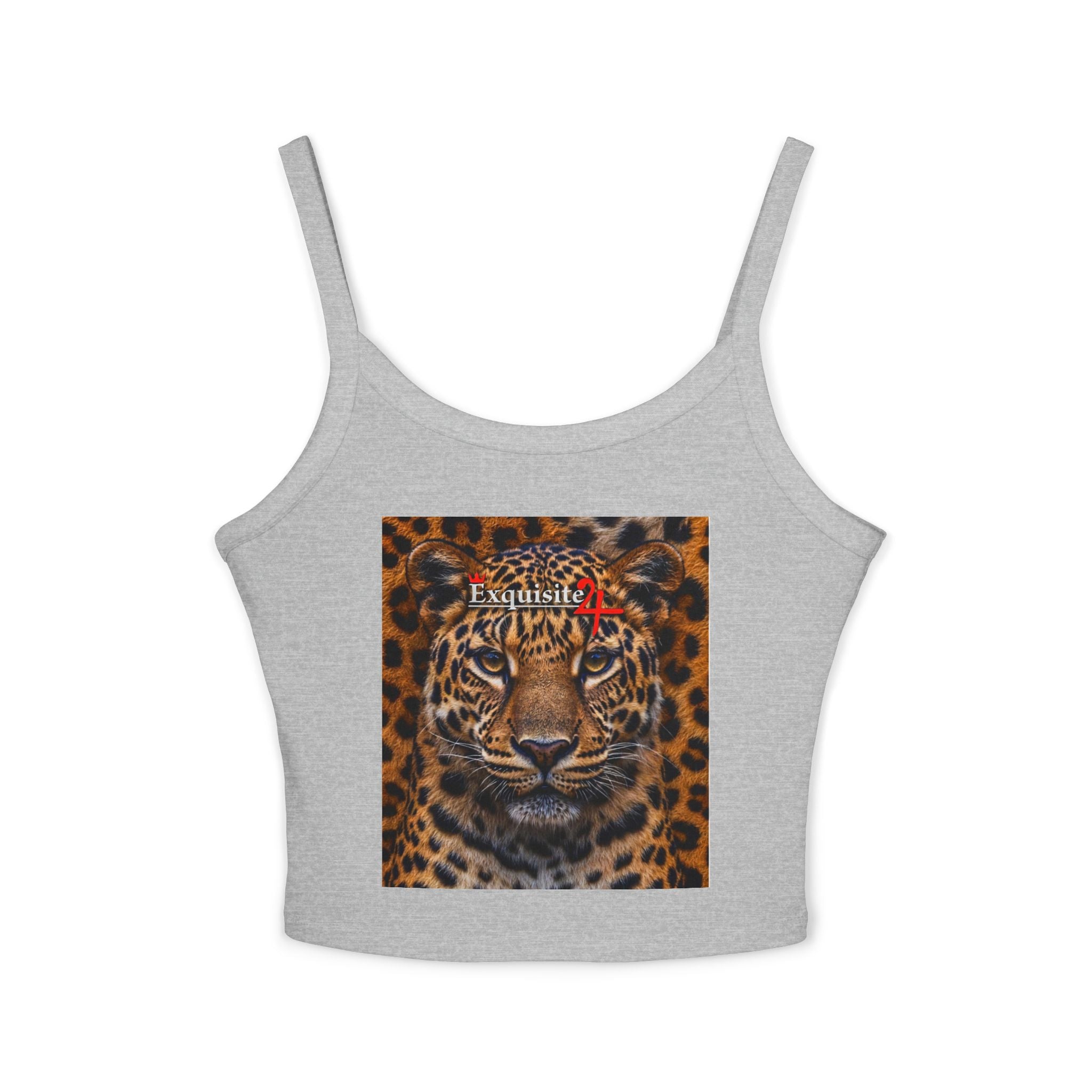 Exquisite 24 Leopard Print Women's Spaghetti Tank