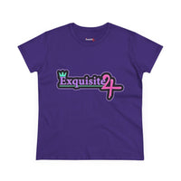 Exquisite 24 Sticker Logo Women's Graphic Tee – Neon Dream