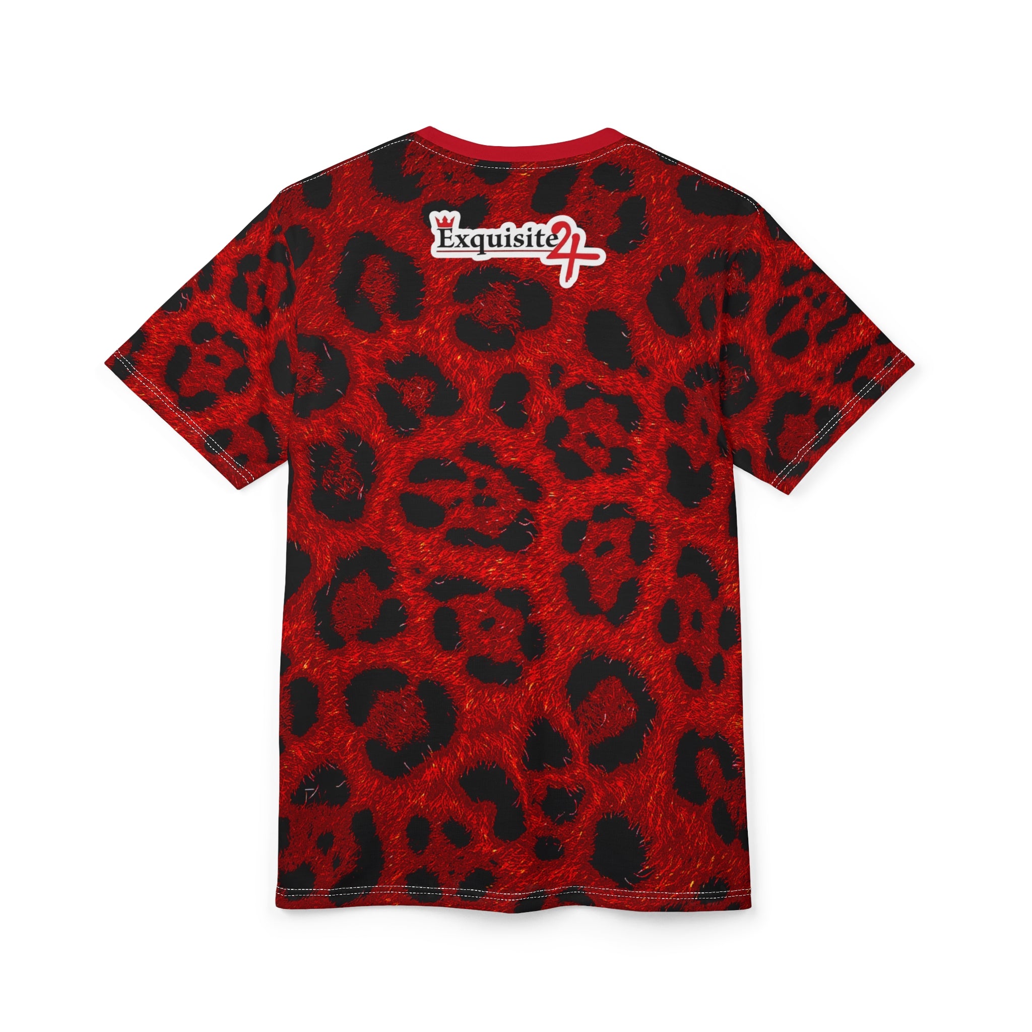 Red Leopard Gold Grillz Graphic Tee