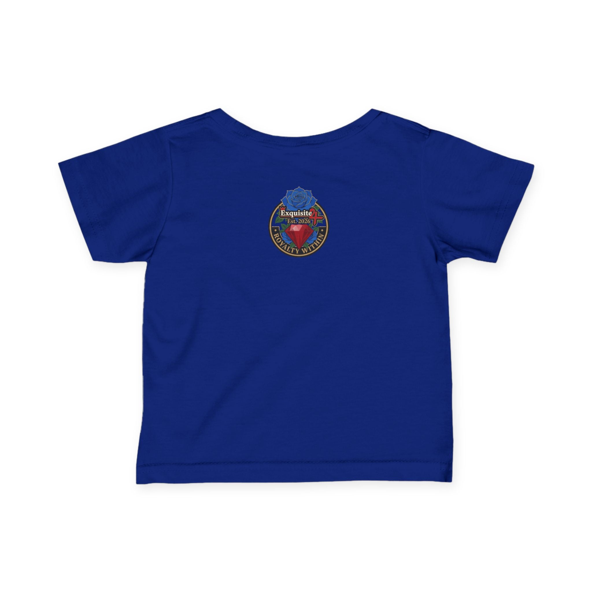 Infant Tee — "Daddy's Prince" Baby T‑Shirt with Crowned Angel Design