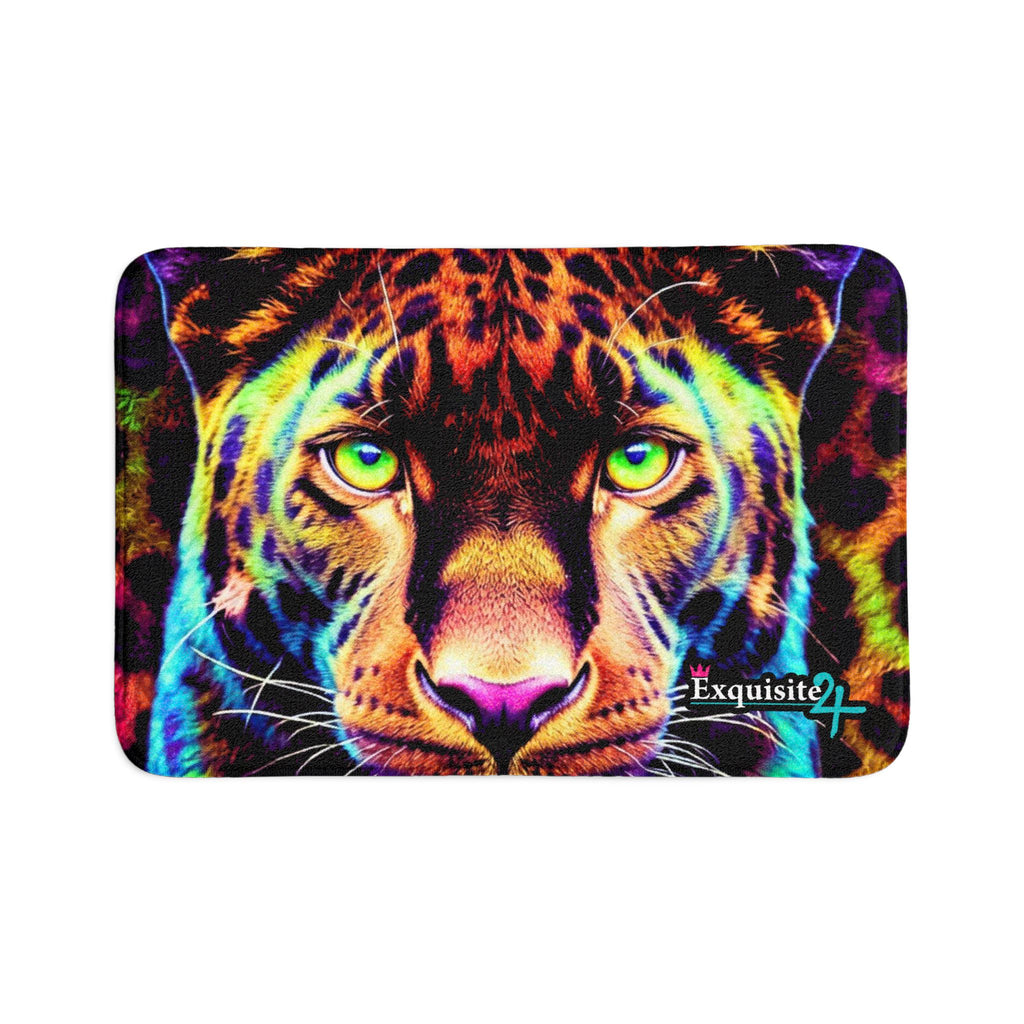 Leopard Rainbow Toilet Three-Piece Bath Set
