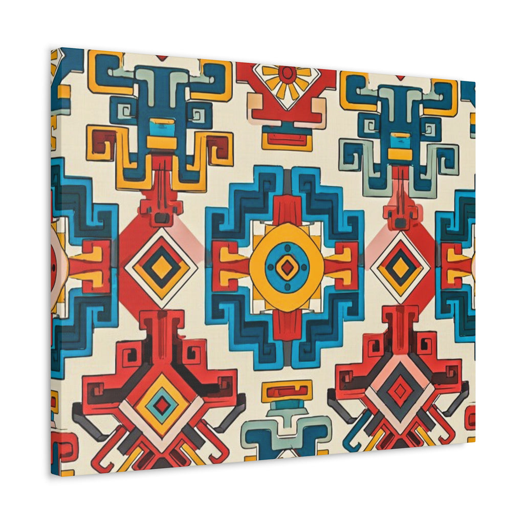 Southwestern Geometric Canvas Print