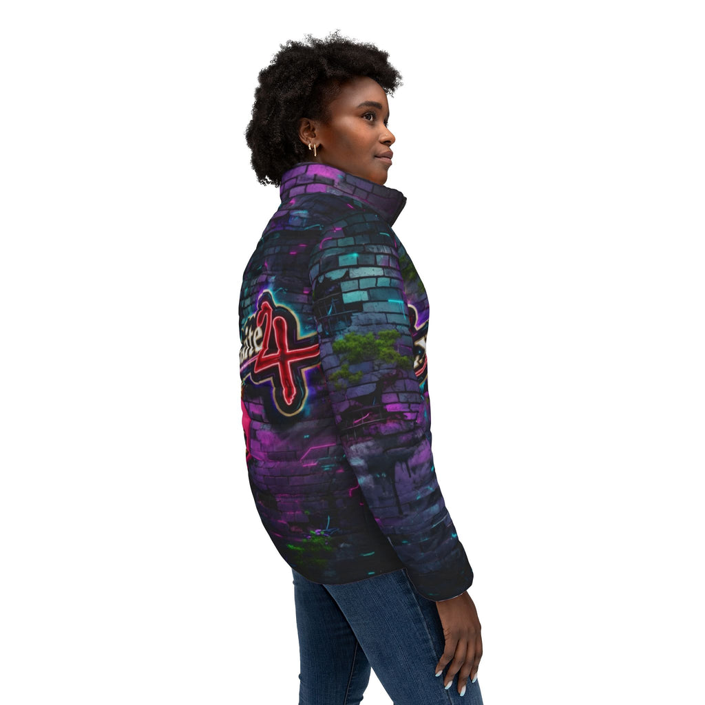 Women's Exquisite 24 Graffiti Puffer Jacket