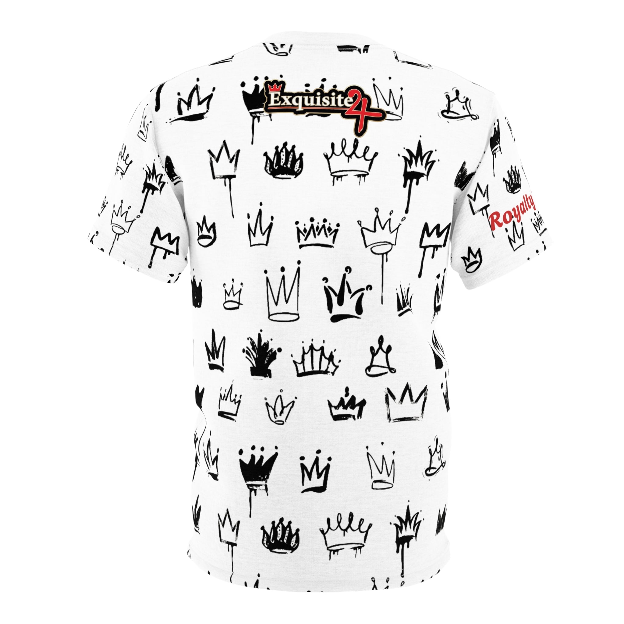 Crown Graffiti All-Over Print Tee — Exquisite 24 Logo