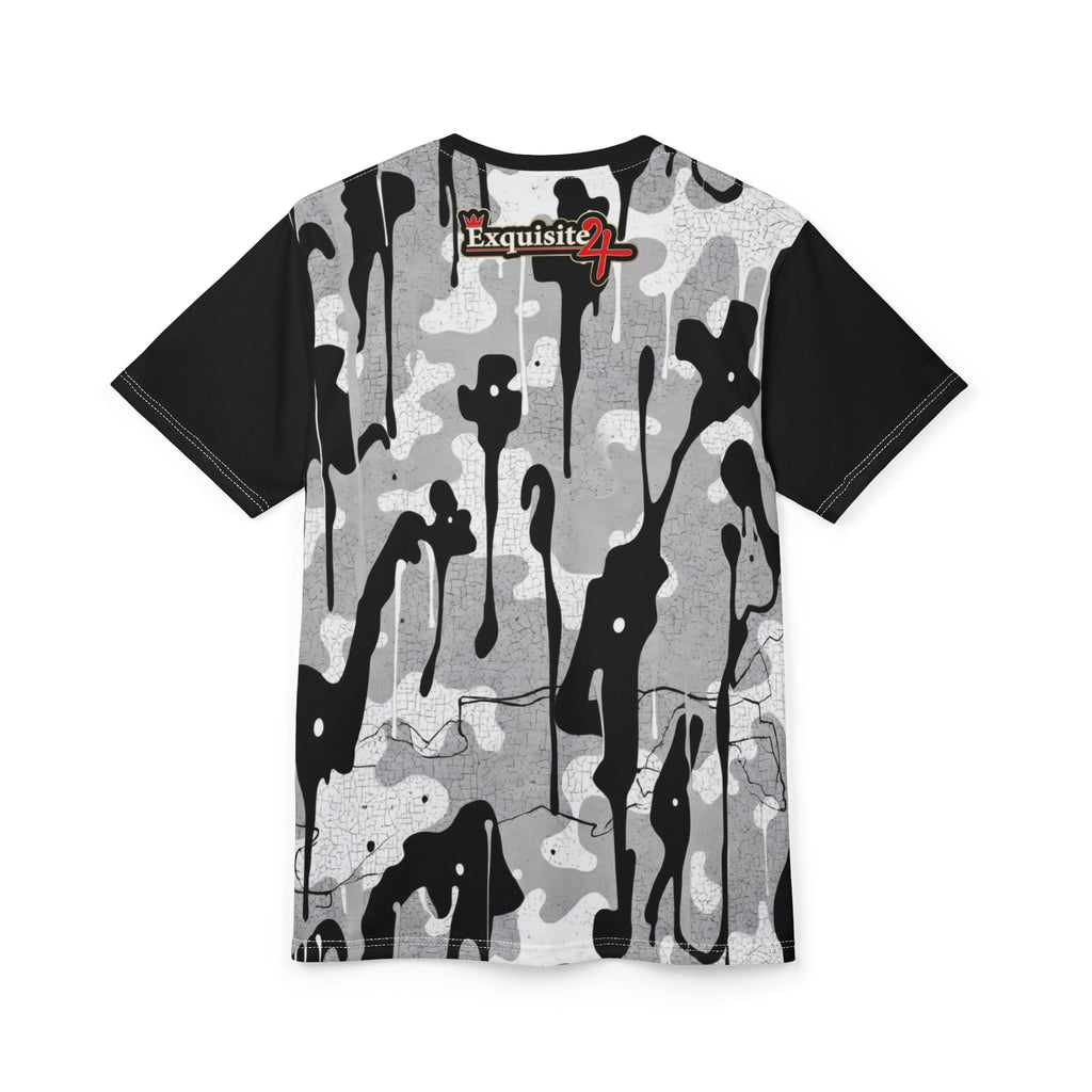 Exquisite 24 Black & White Camo Drip Tee