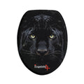 Black Panther Toilet 3-Piece Bath Rug Set