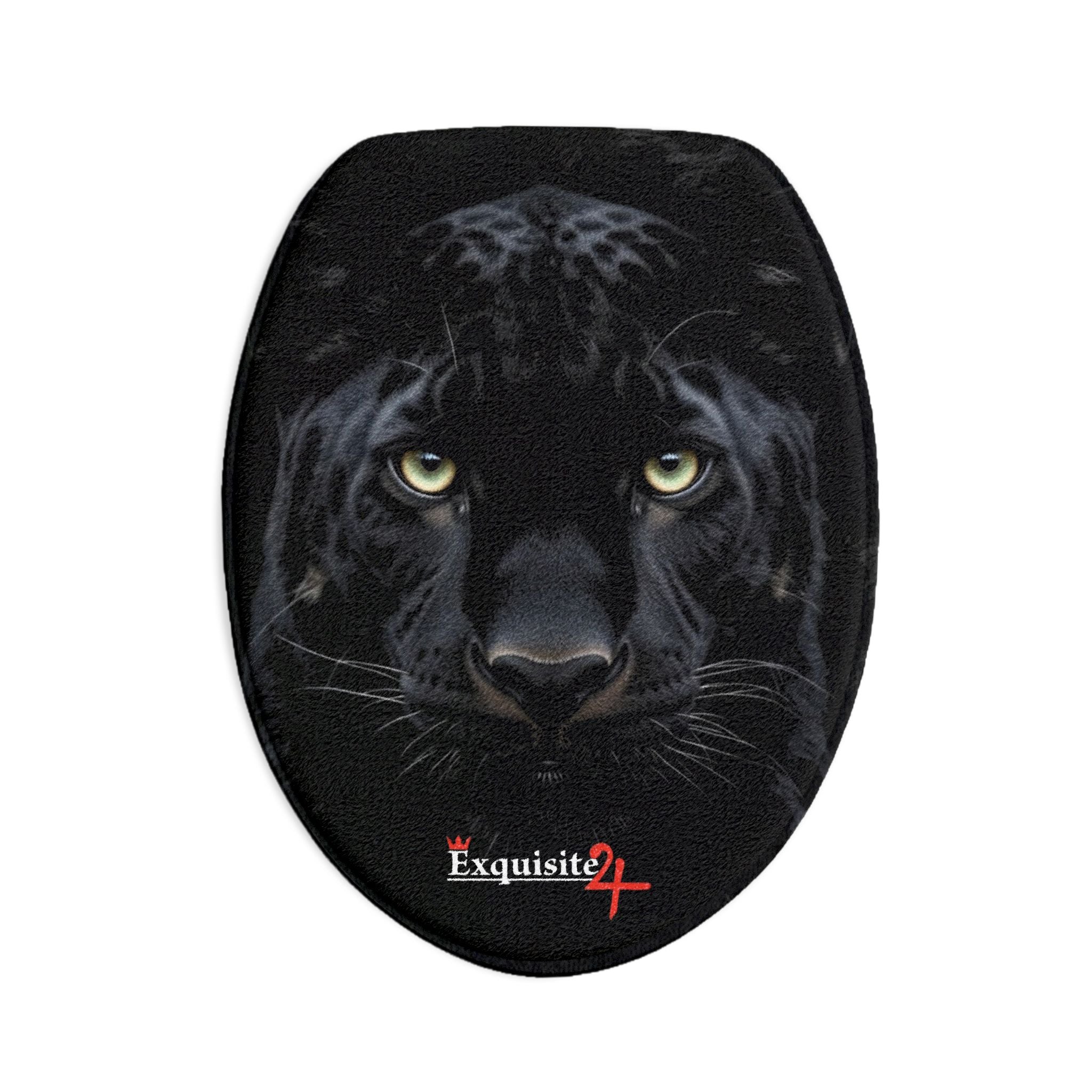 Black Panther Toilet 3-Piece Bath Rug Set