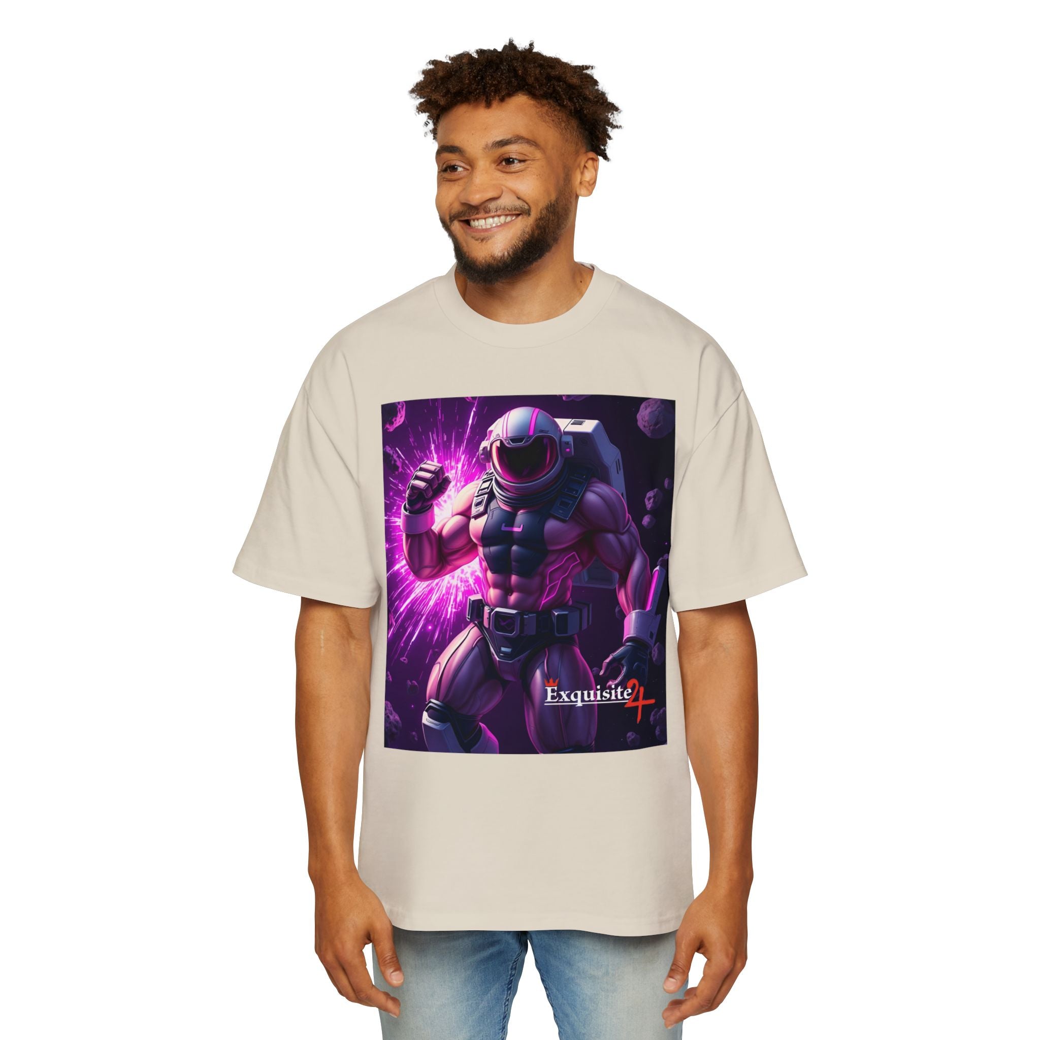 Astro Warrior Graphic Tee — Purple Space Ninja Gaming T-Shirt