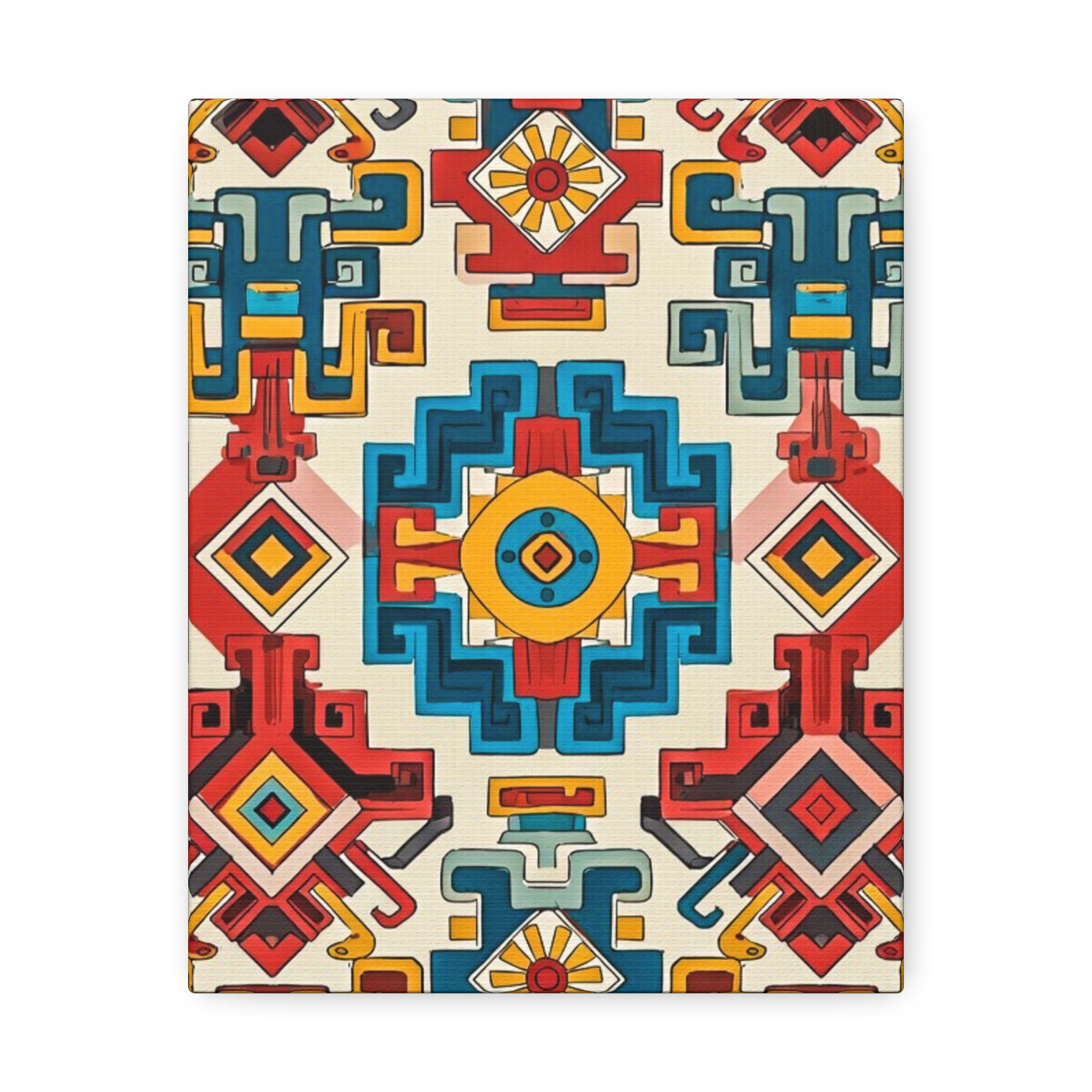 Southwestern Geometric Canvas Print