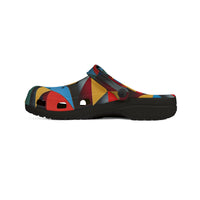 Abstract Geometric EVA Foam Clogs
