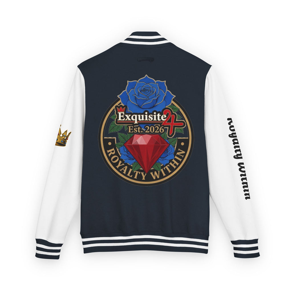 Exquisite 24 Royalty Within Emblem Varsity Jacket