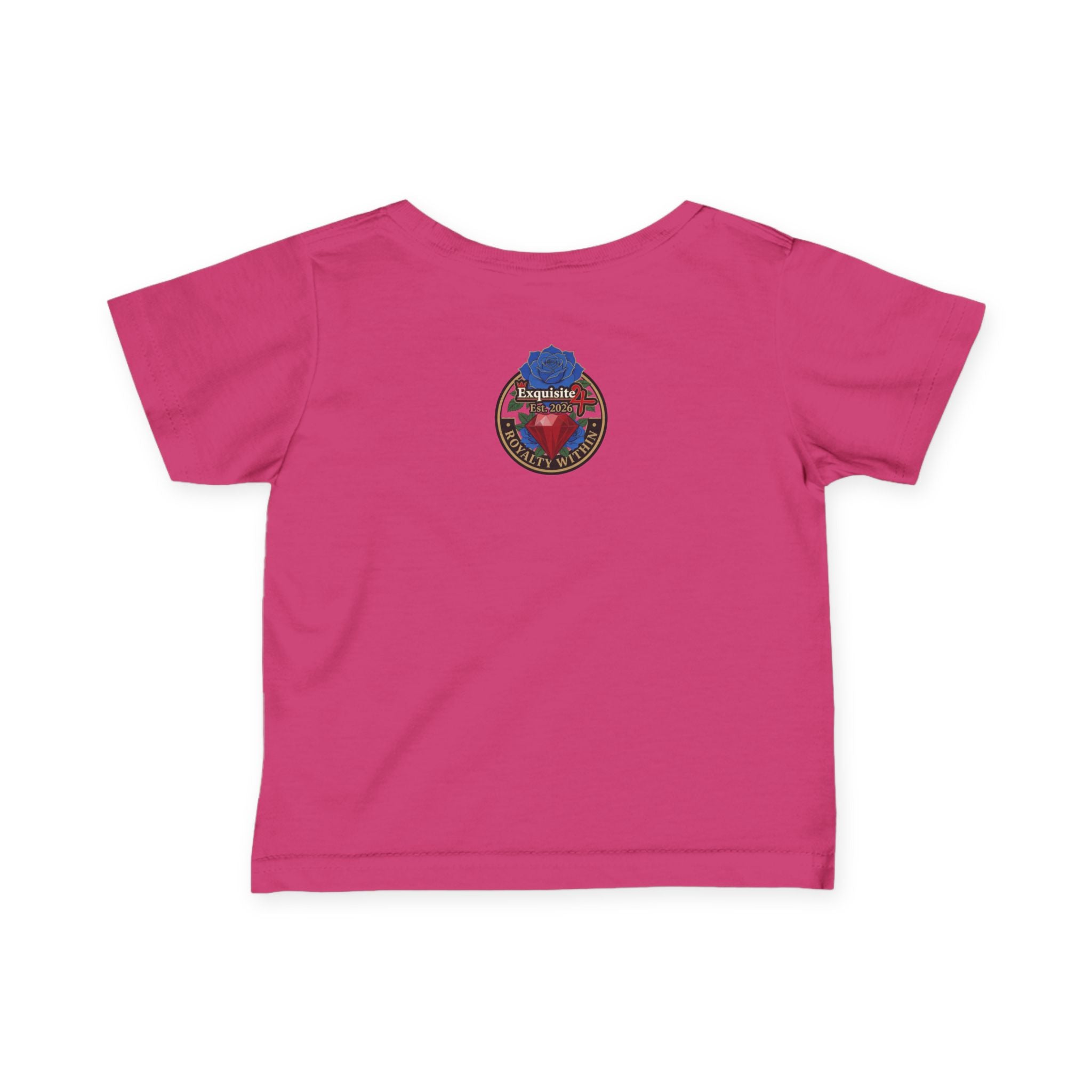 Infant Tee — "Daddy's Prince" Baby T‑Shirt with Crowned Angel Design