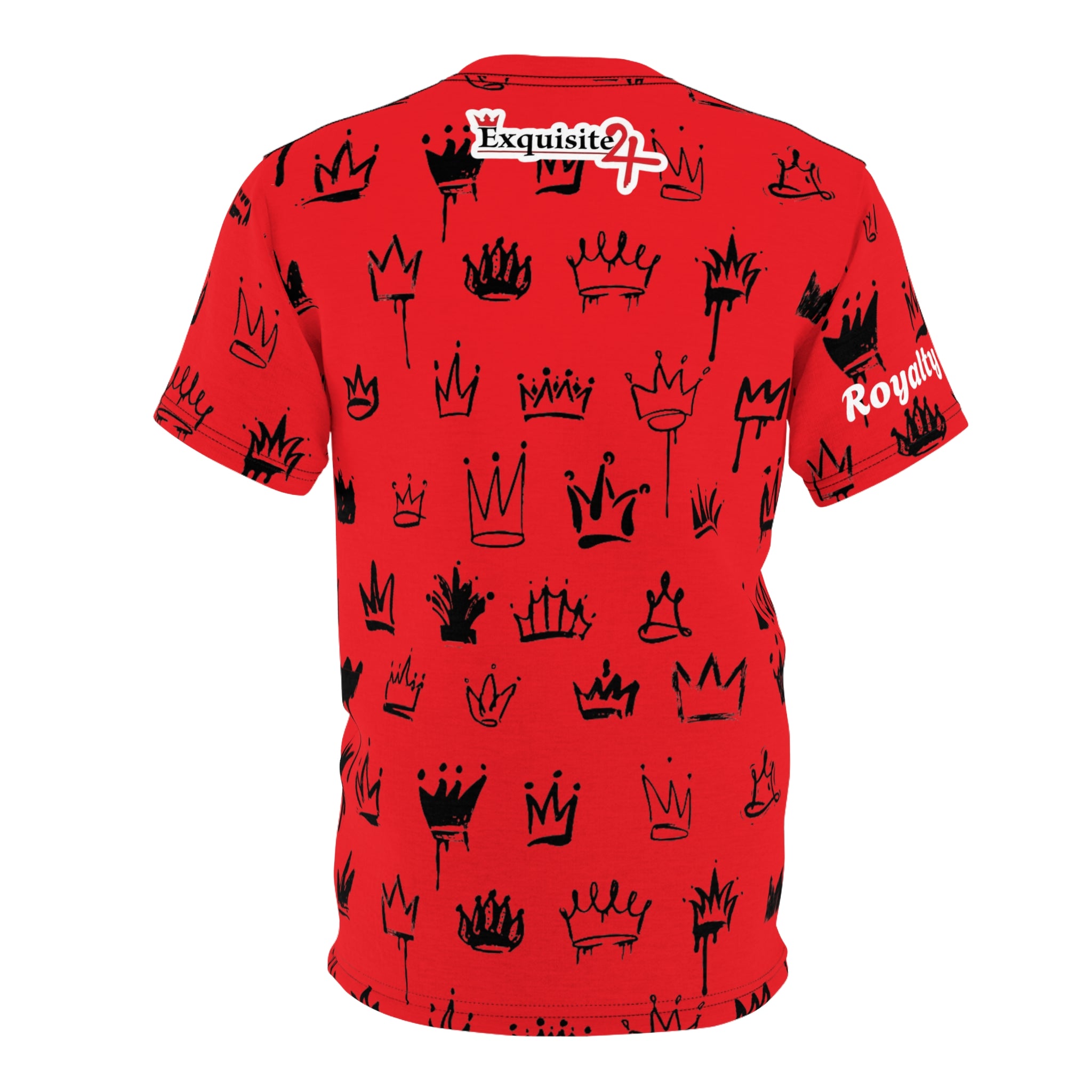 Exquisite 24 Red Crown All-Over Print Tee