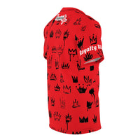 Exquisite 24 Red Crown All-Over Print Tee