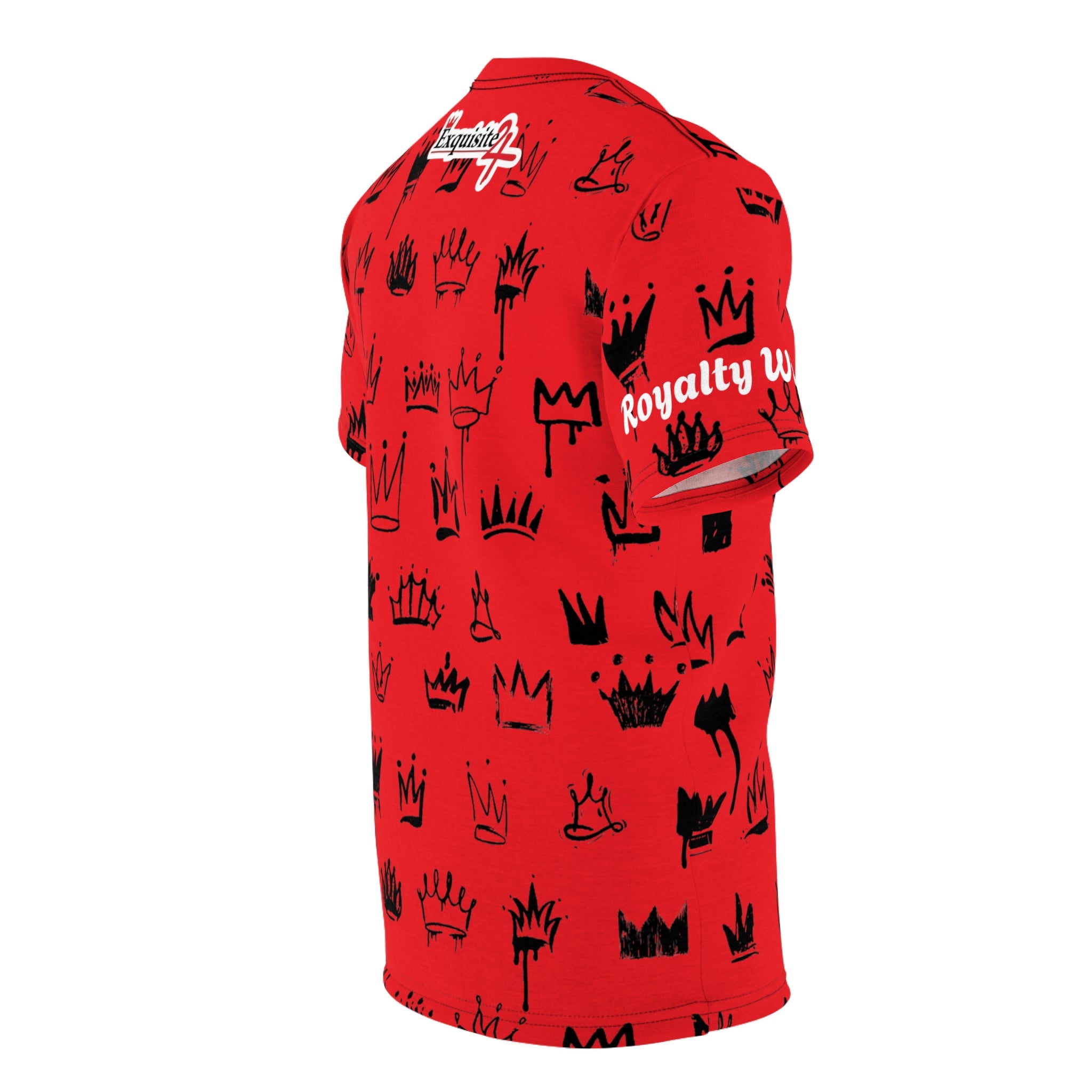 Exquisite 24 Red Crown All-Over Print Tee